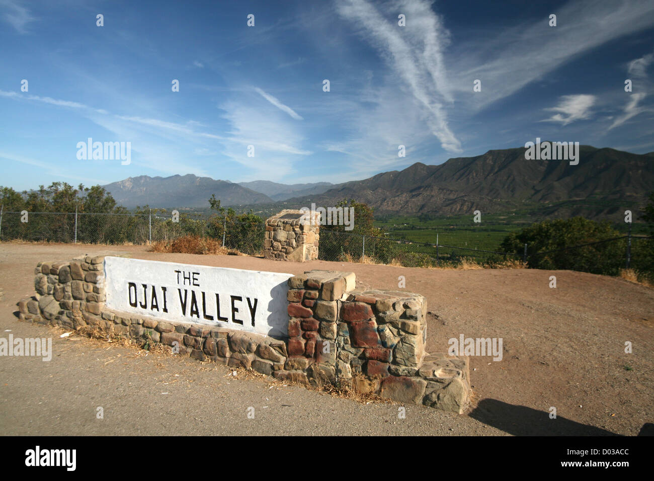 Ojai Valley California Stock Photo Alamy