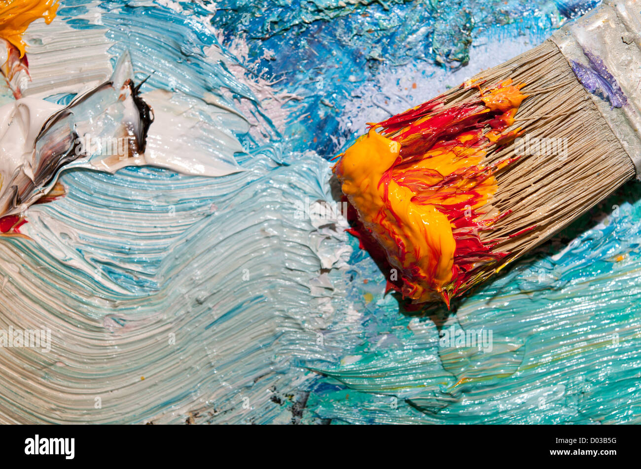 oil paint canvas Stock Photo Alamy