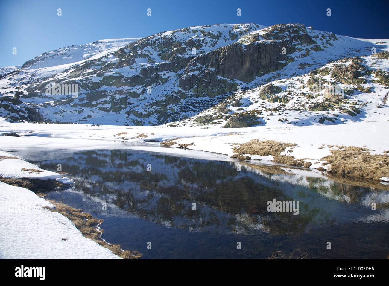 mountain of Gredos at Avila in Castilla Spain Stock Photo - Alamy