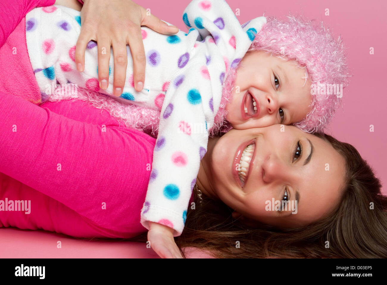 Happy smiling mother and child Stock Photo - Alamy