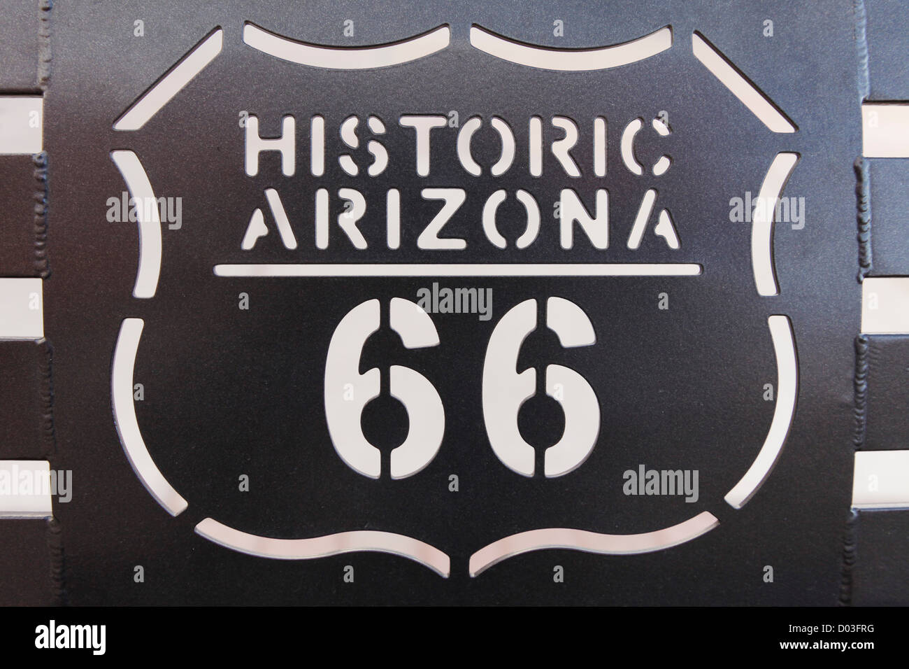 Winslow, Arizona, United States. Route 66 Stock Photo