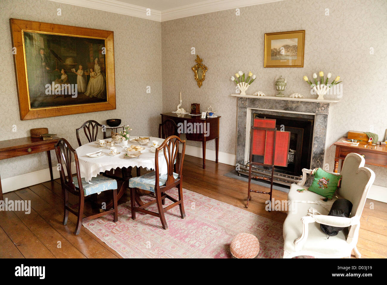 house interior, the drawing room, Rosehill House, the Darby
