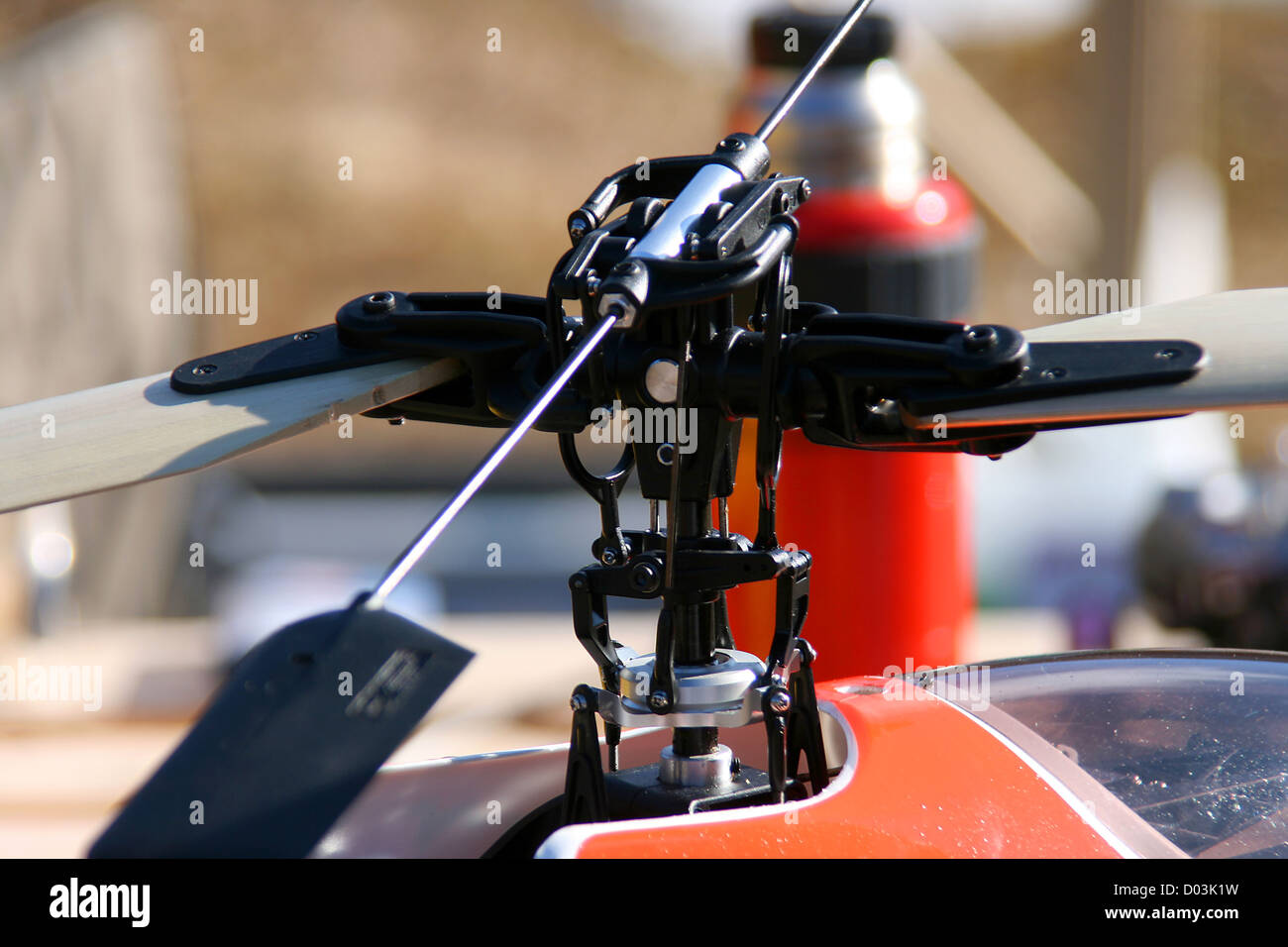 Helicopter model detail rotor Stock Photo Alamy
