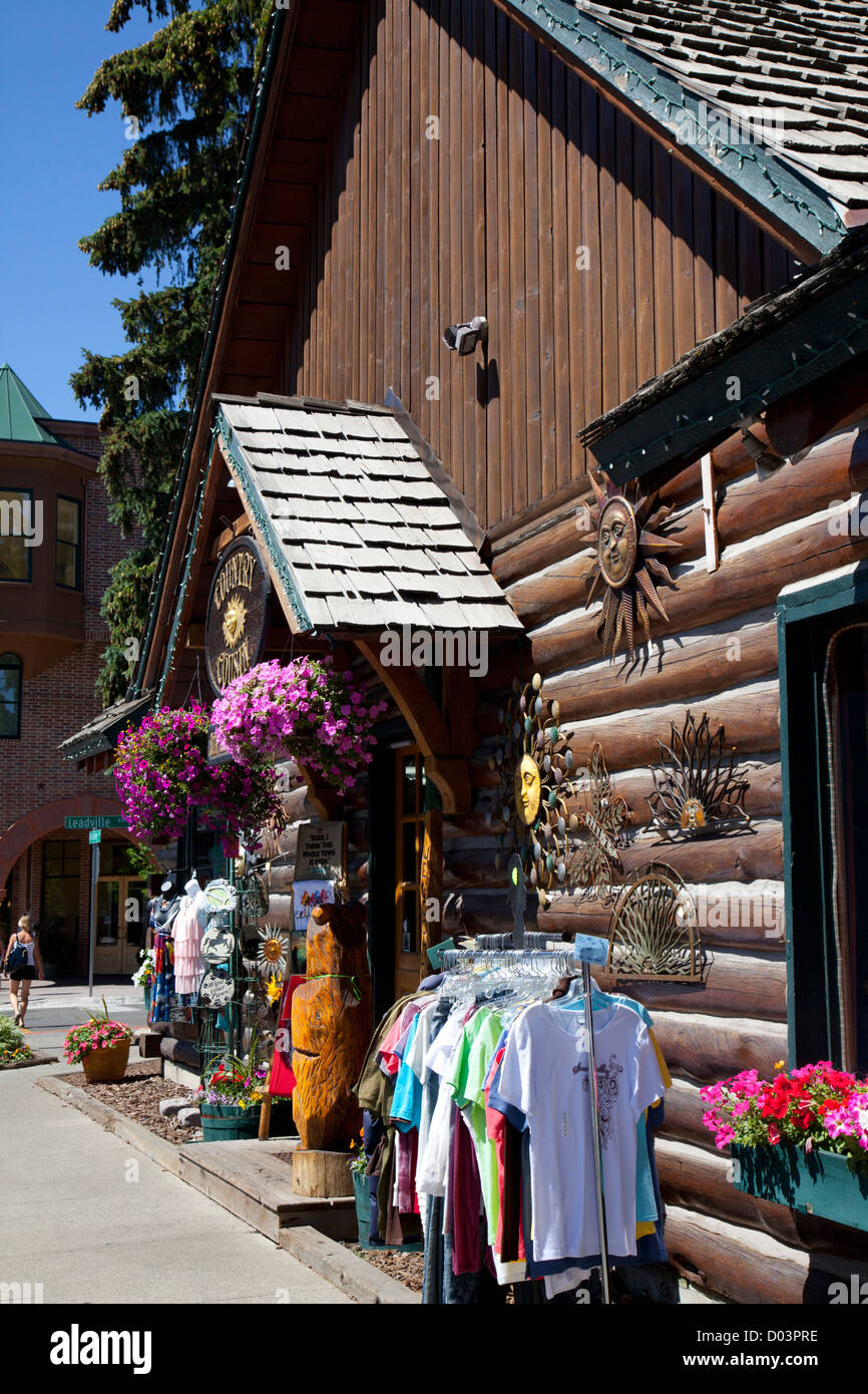 Idaho, Ketchum, Downtown Ketchum Stock Photo Alamy