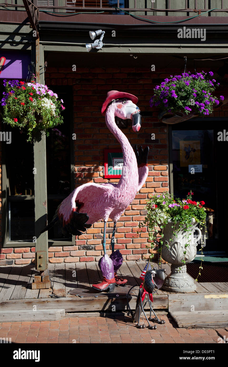 Idaho, Ketchum, Downtown Ketchum Stock Photo Alamy