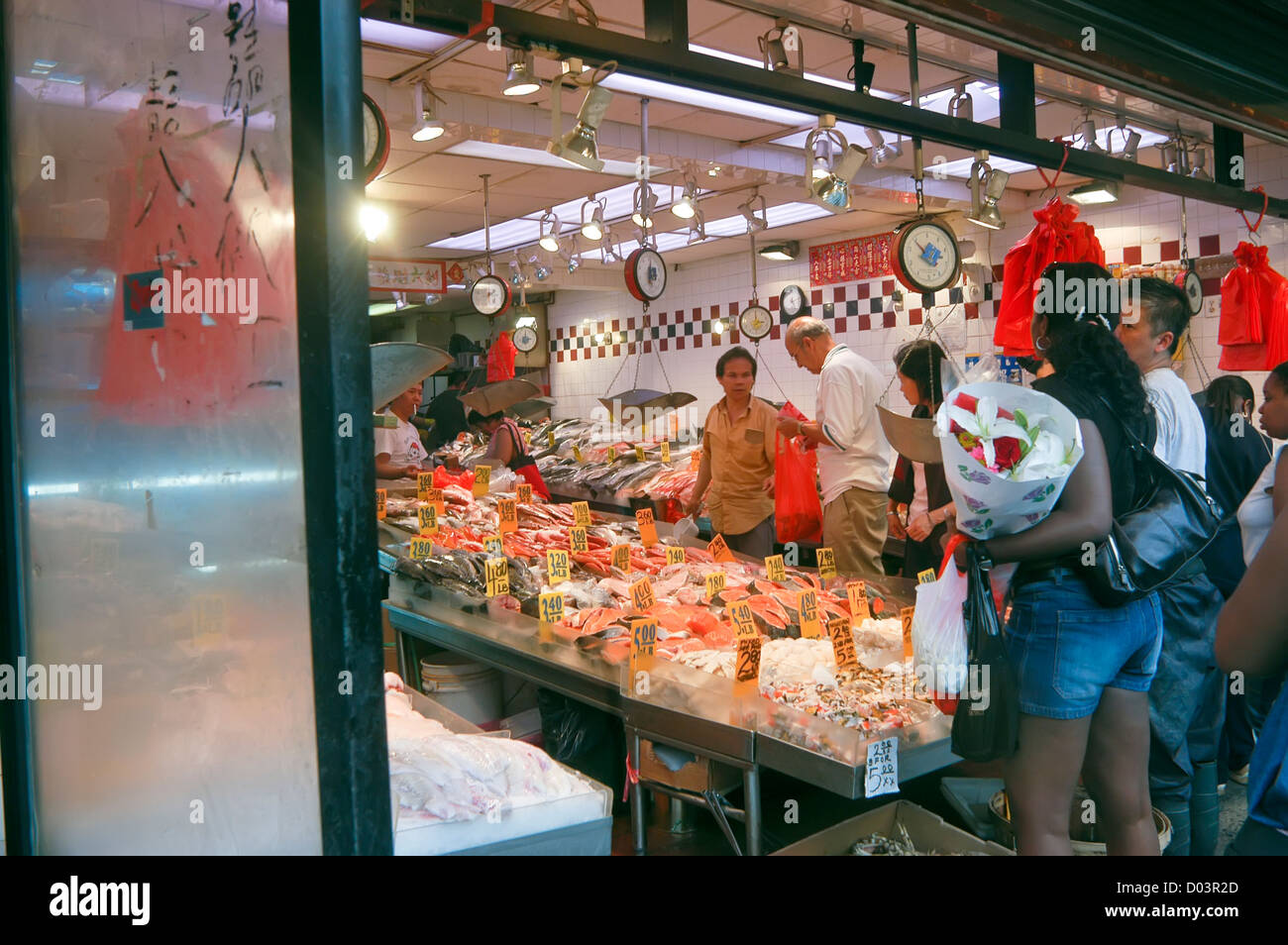 Shoppers in a Chinatown Fish Market ©Stacy Walsh Rosenstock/Alamy Stock