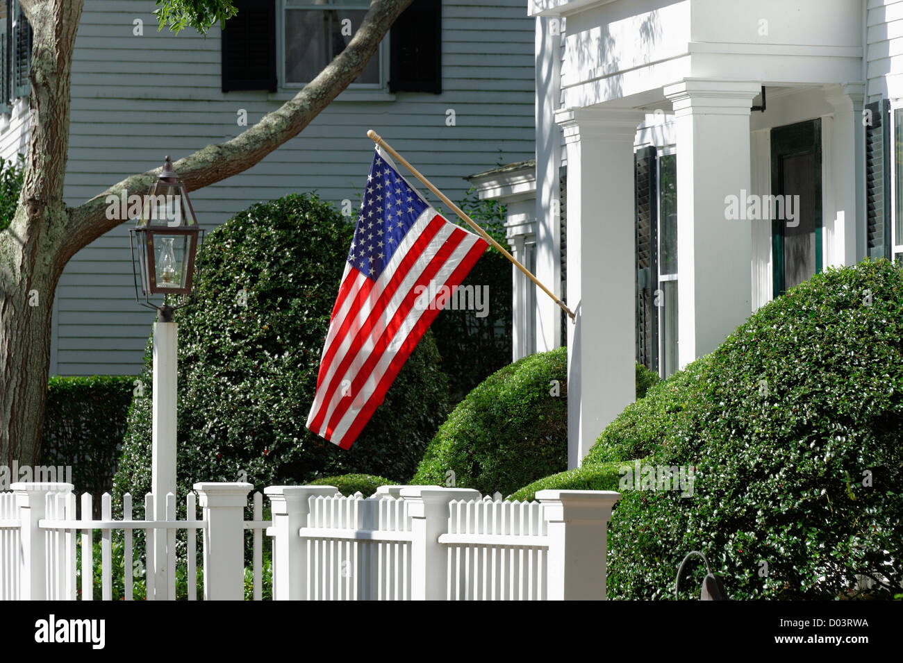 Home, Edgartown, Martha's Vineyard, Massachusetts, USA Stock Photo