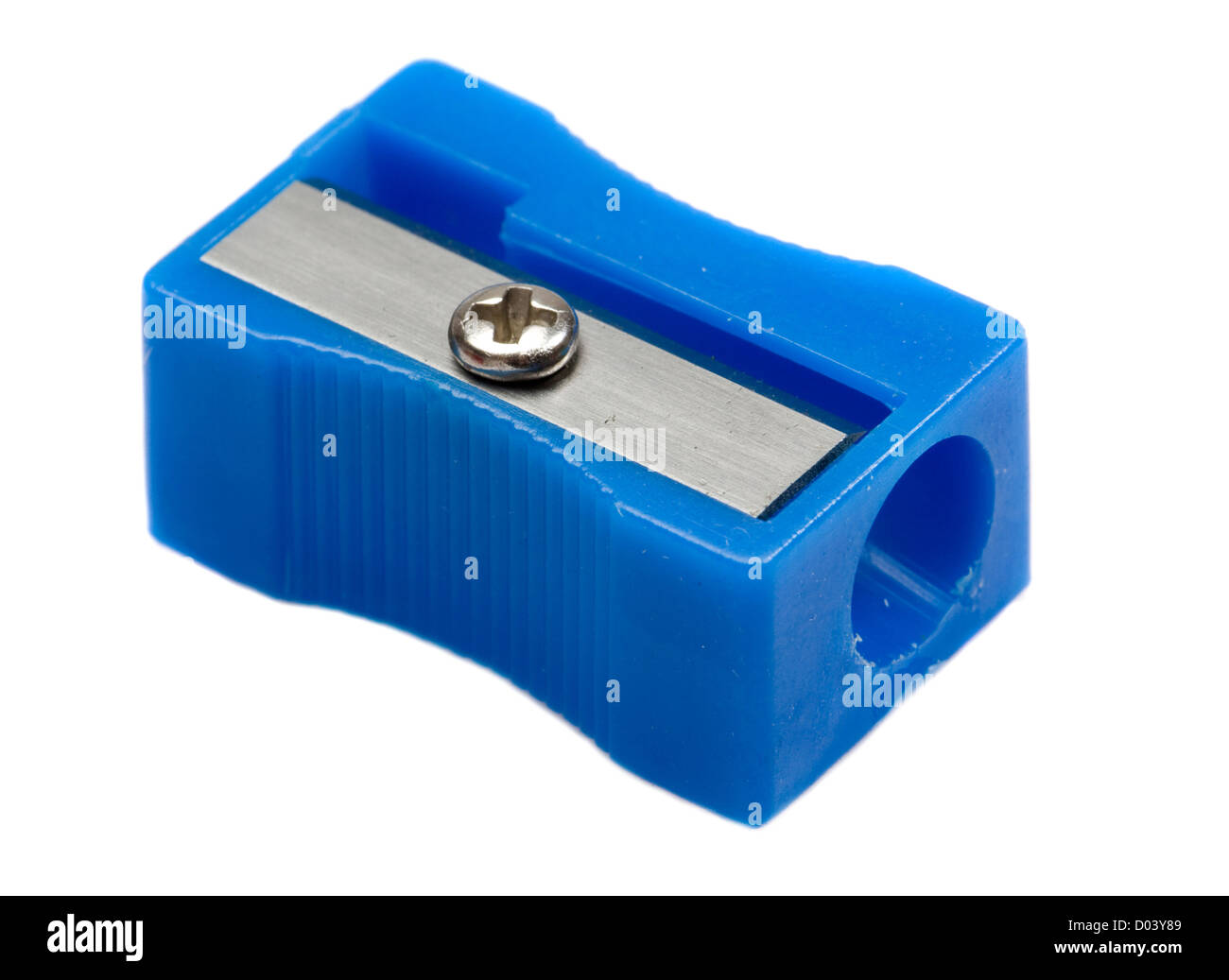 Photo of one pencilsharpener on a over white background Stock Photo