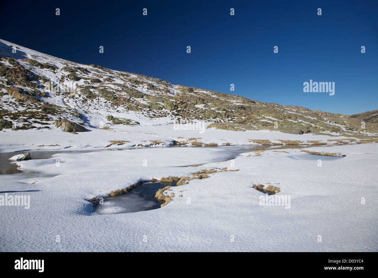 mountain of Gredos at Avila in Castilla Spain Stock Photo - Alamy