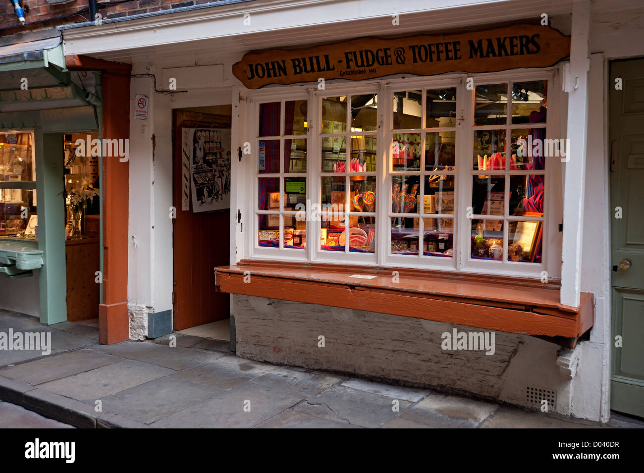 John Bull sweet shop store Shambles York North Yorkshire England UK