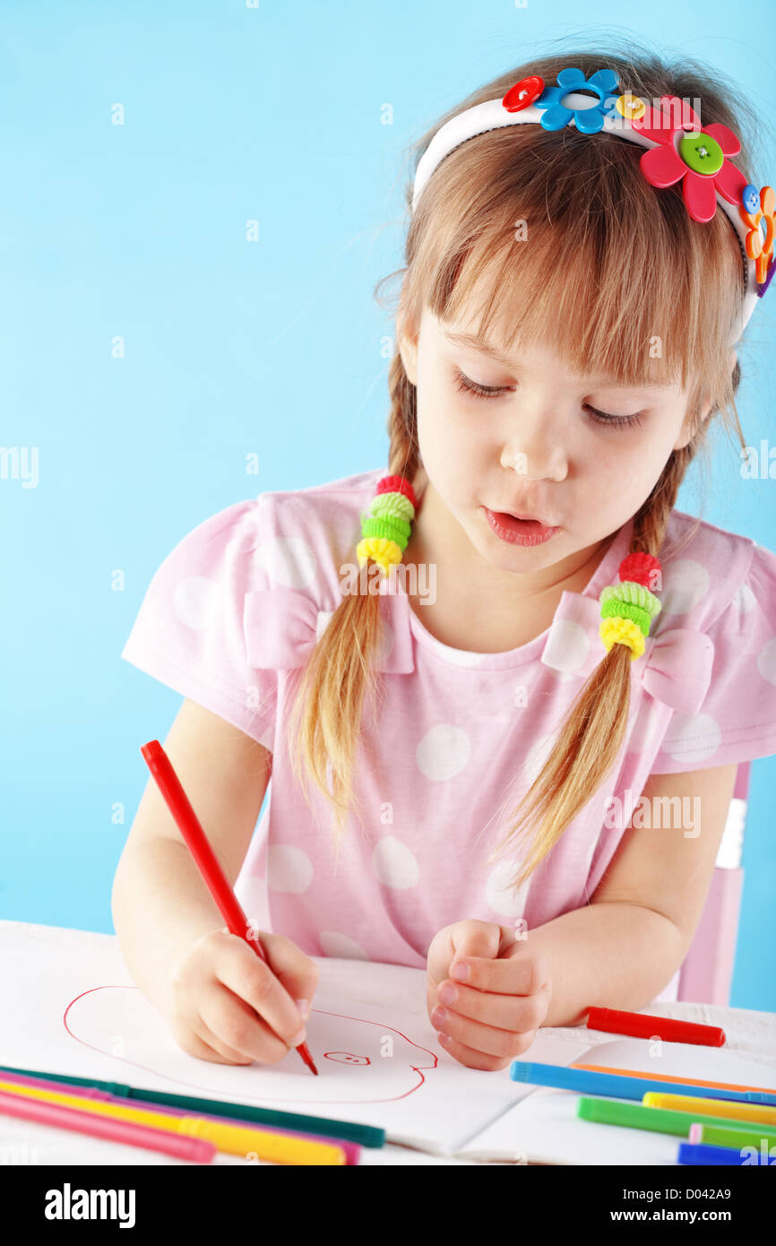 Child colorful art hi-res stock photography and images - Alamy