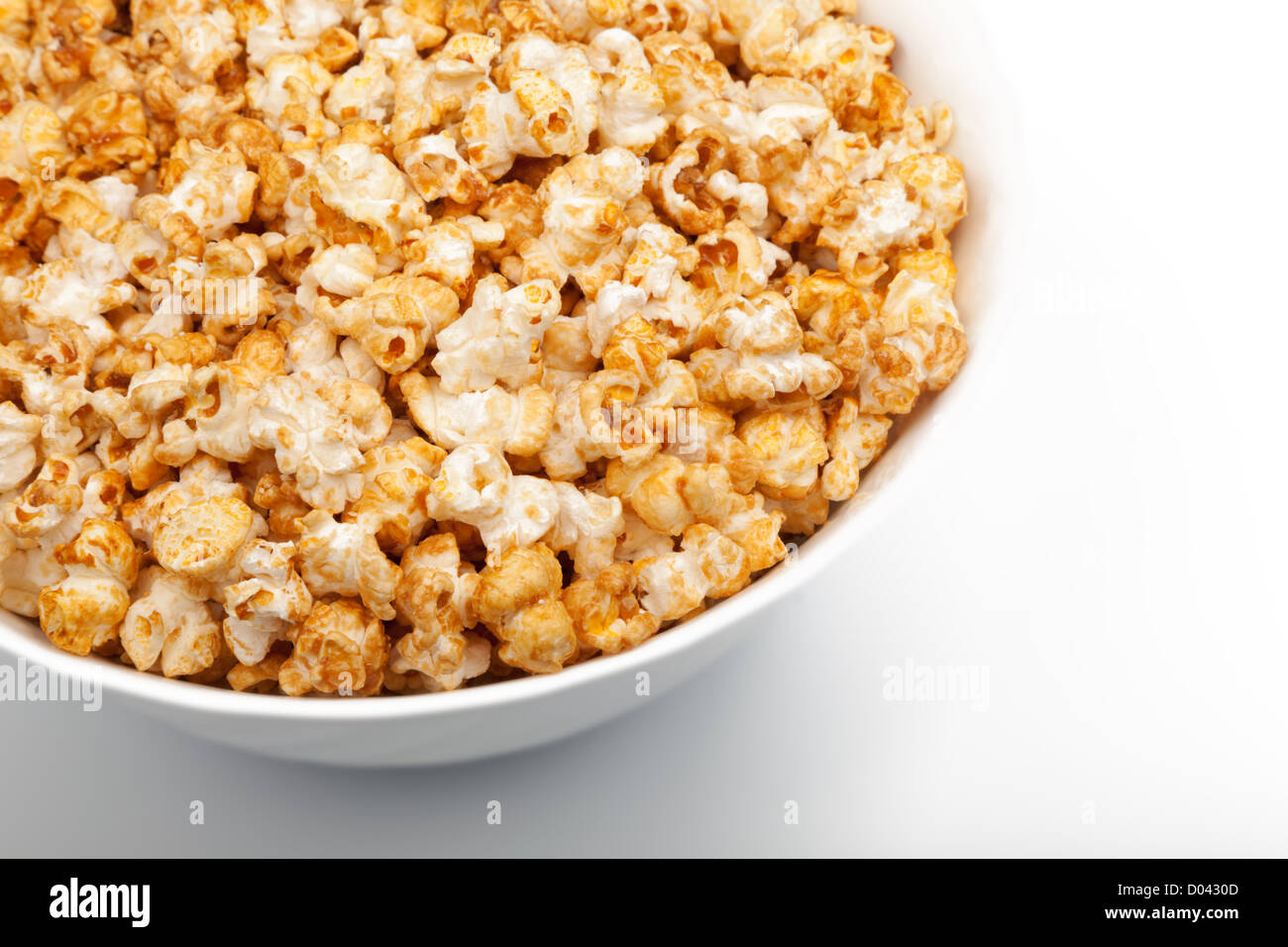 Big Bowl Of Popcorn Stock Photo