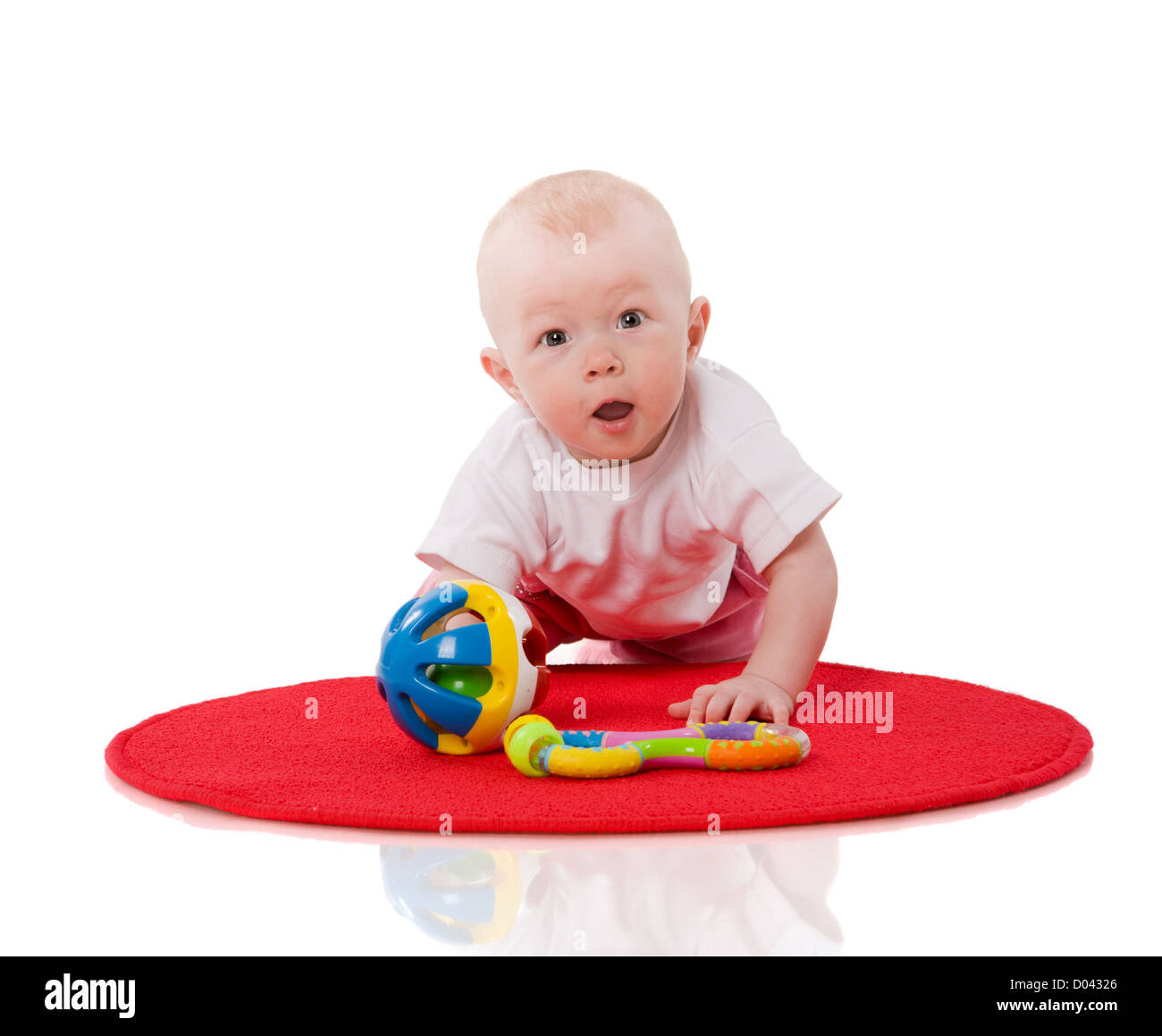Six month baby playing toys hi-res stock photography and images - Alamy