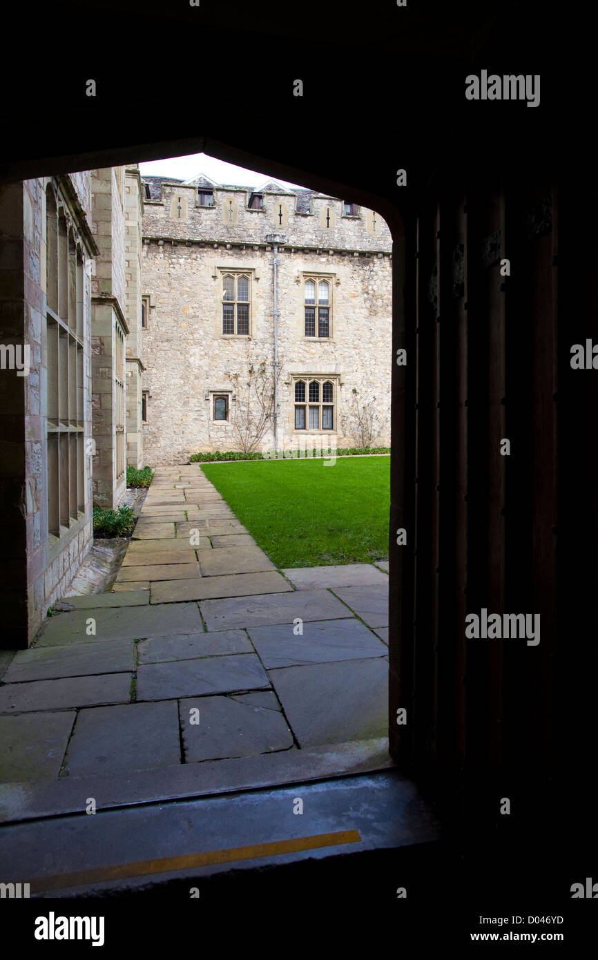 UWC Atlantic College, St Donat's Castle, The Vale of Glamorgan, South Wales, UK Stock Photo