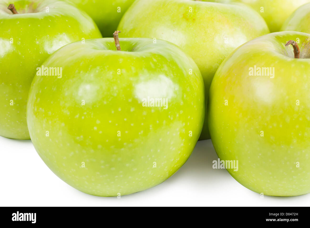 Many fresh green apples Stock Photo Alamy