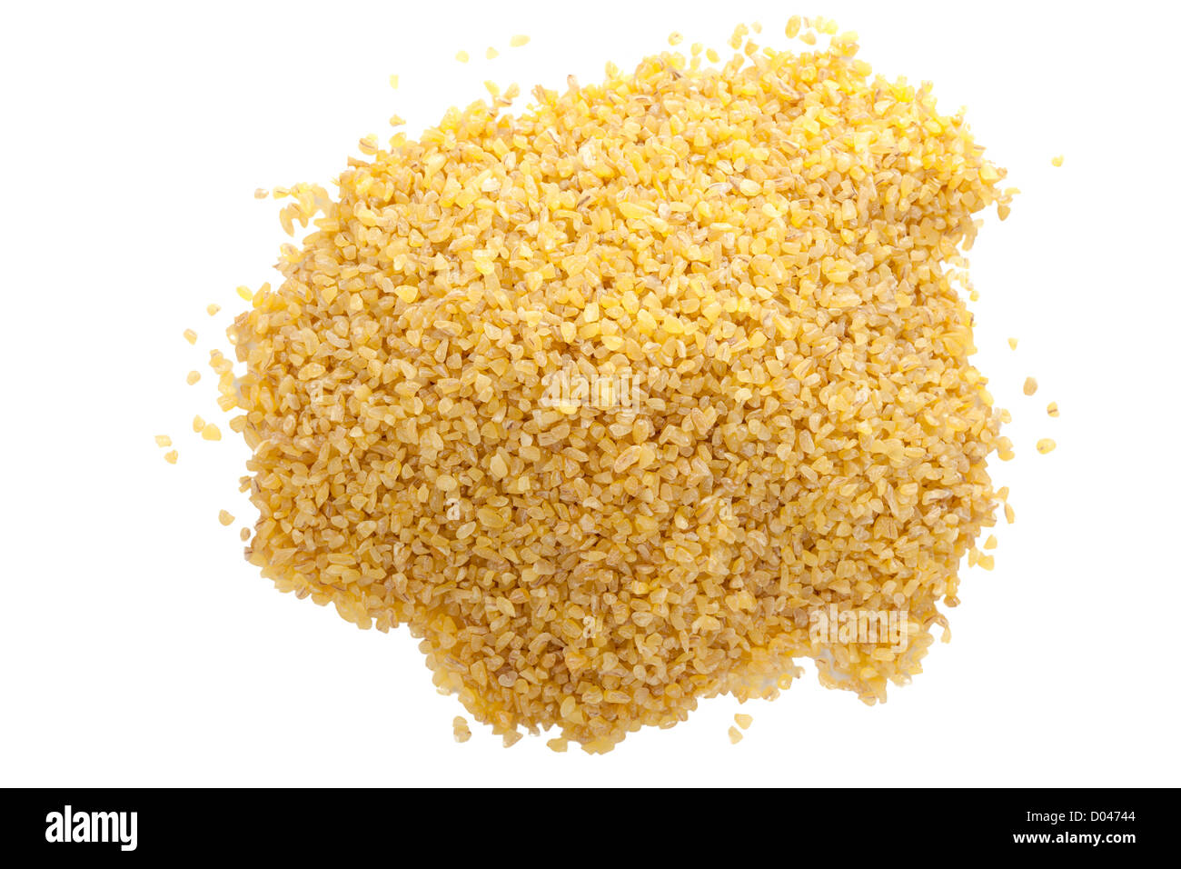 Bulgar / cracked wheat Stock Photo