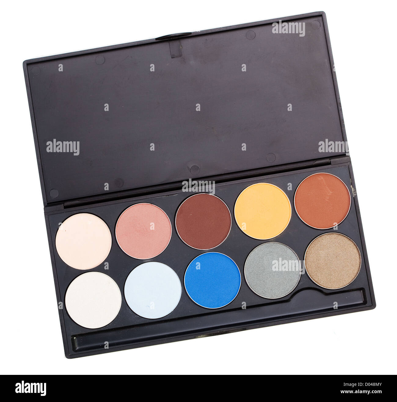 Professional makeup eyeshadow palette closeup Stock Photo Alamy