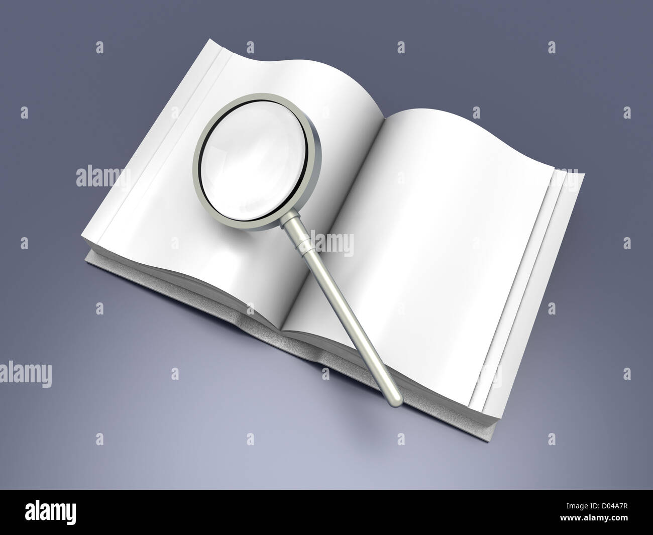 Searching In A Book Stock Photo - Alamy