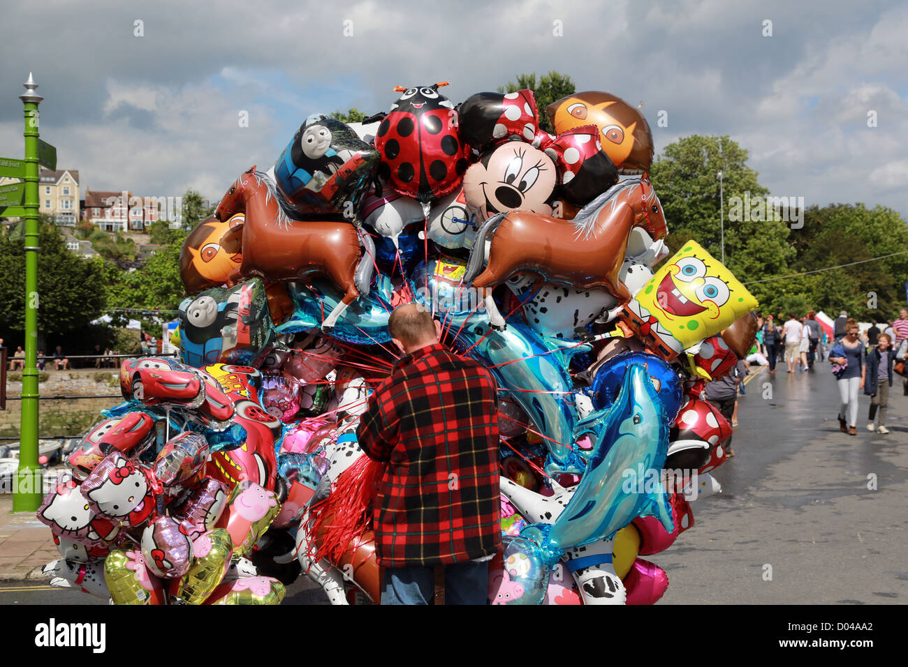 Helium balloon seller hires stock photography and images Alamy