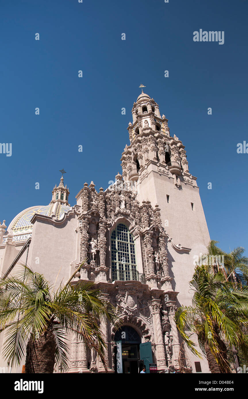 Spanish Architecture in Balboa Park San Diego,California,USA Stock