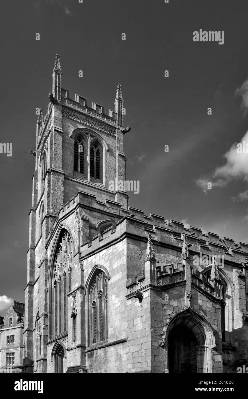 St Johns church and Architecture, Stamford Town, Lincolnshire County, England, UK Stock Photo
