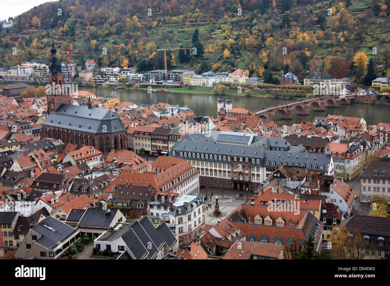 Heidelberg old town in Germany Stock Photo - Alamy