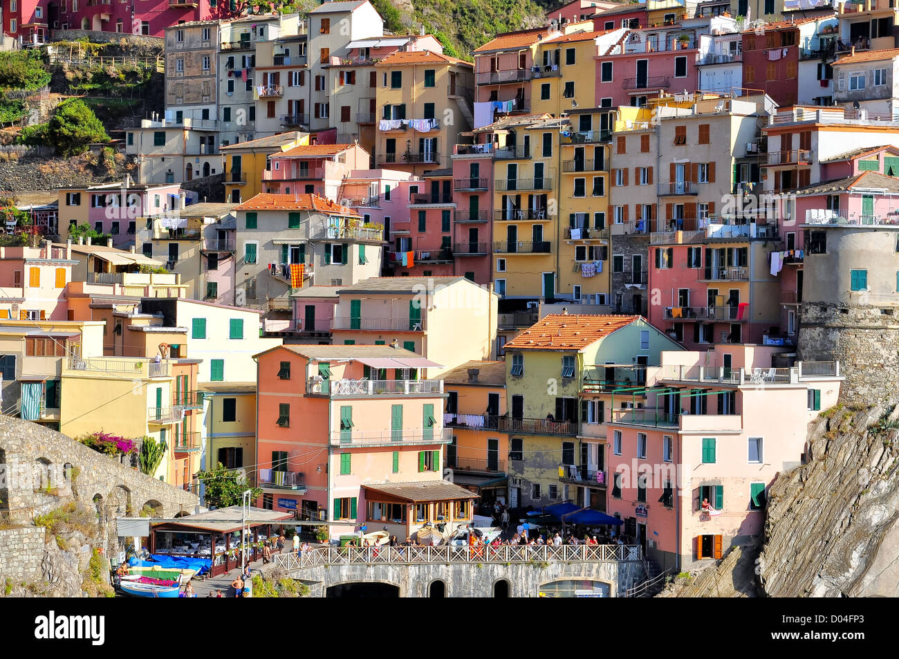 Cinqueterre village Manarola Stock Photo Alamy