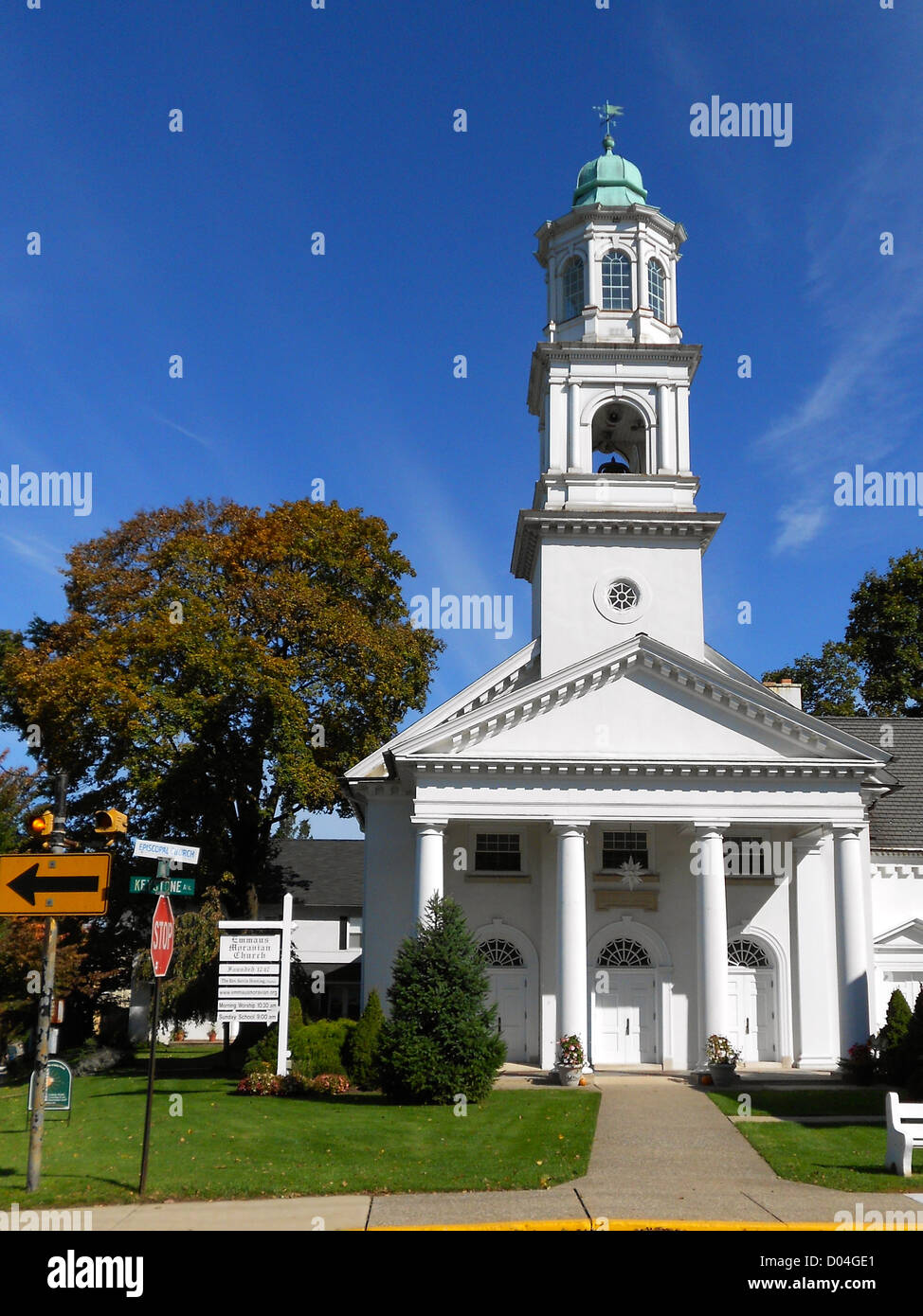 Moravian Church in Emmaus, Lehigh County, Pennsylvania the area is a