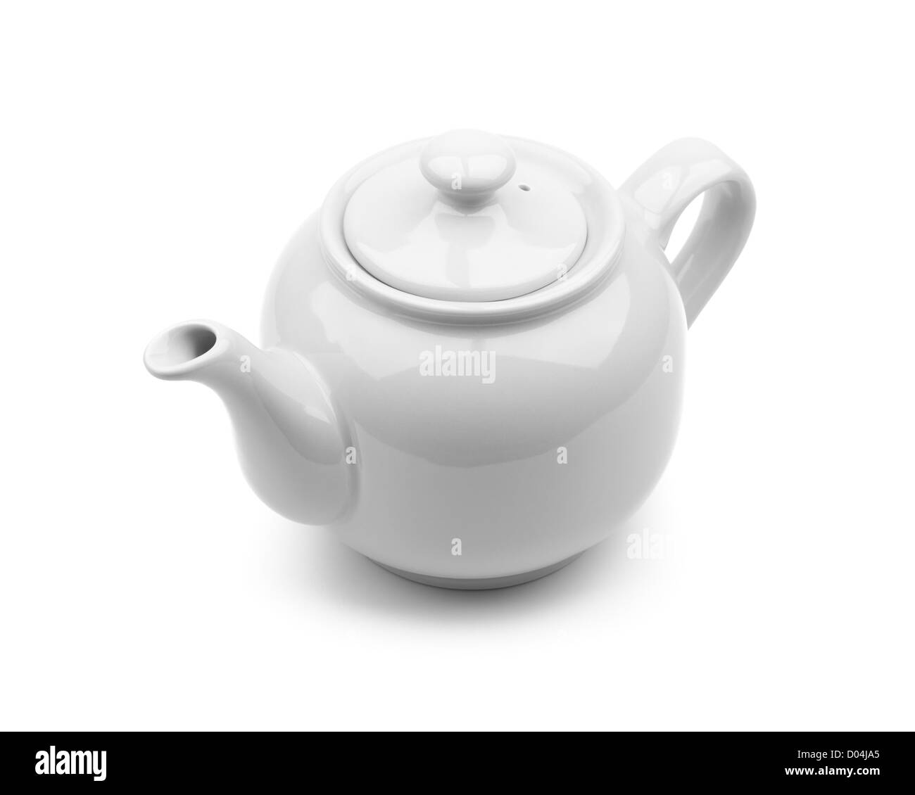 Gray Teapot Stock Photo