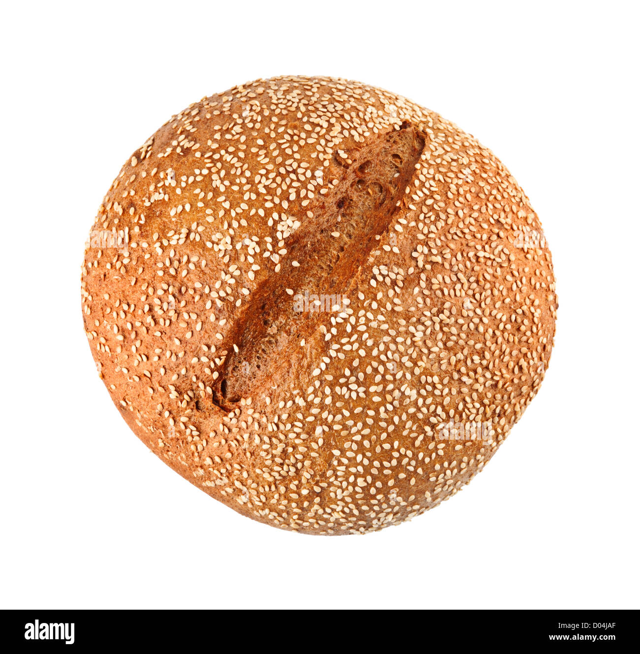 Onion Bread With Sesame Seeds Stock Photo
