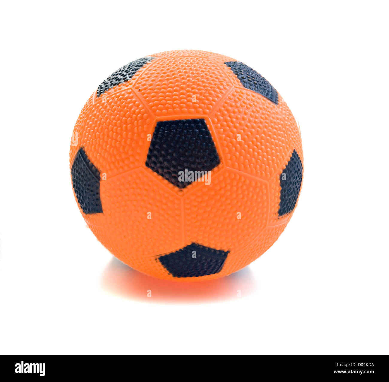 Orange play ball isolated on white Stock Photo Alamy