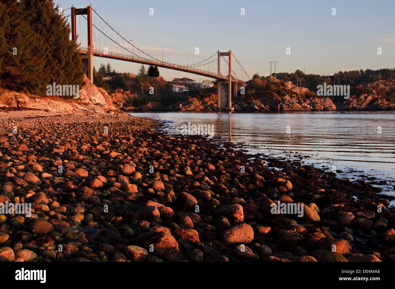 A bridge in sunset Stock Photo - Alamy