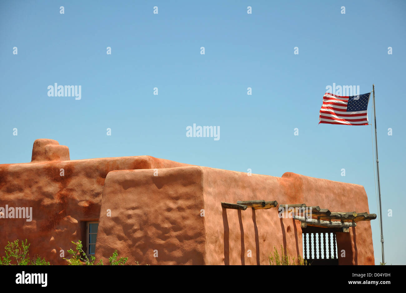 Adobe style house, Arizona, USA Stock Photo Alamy