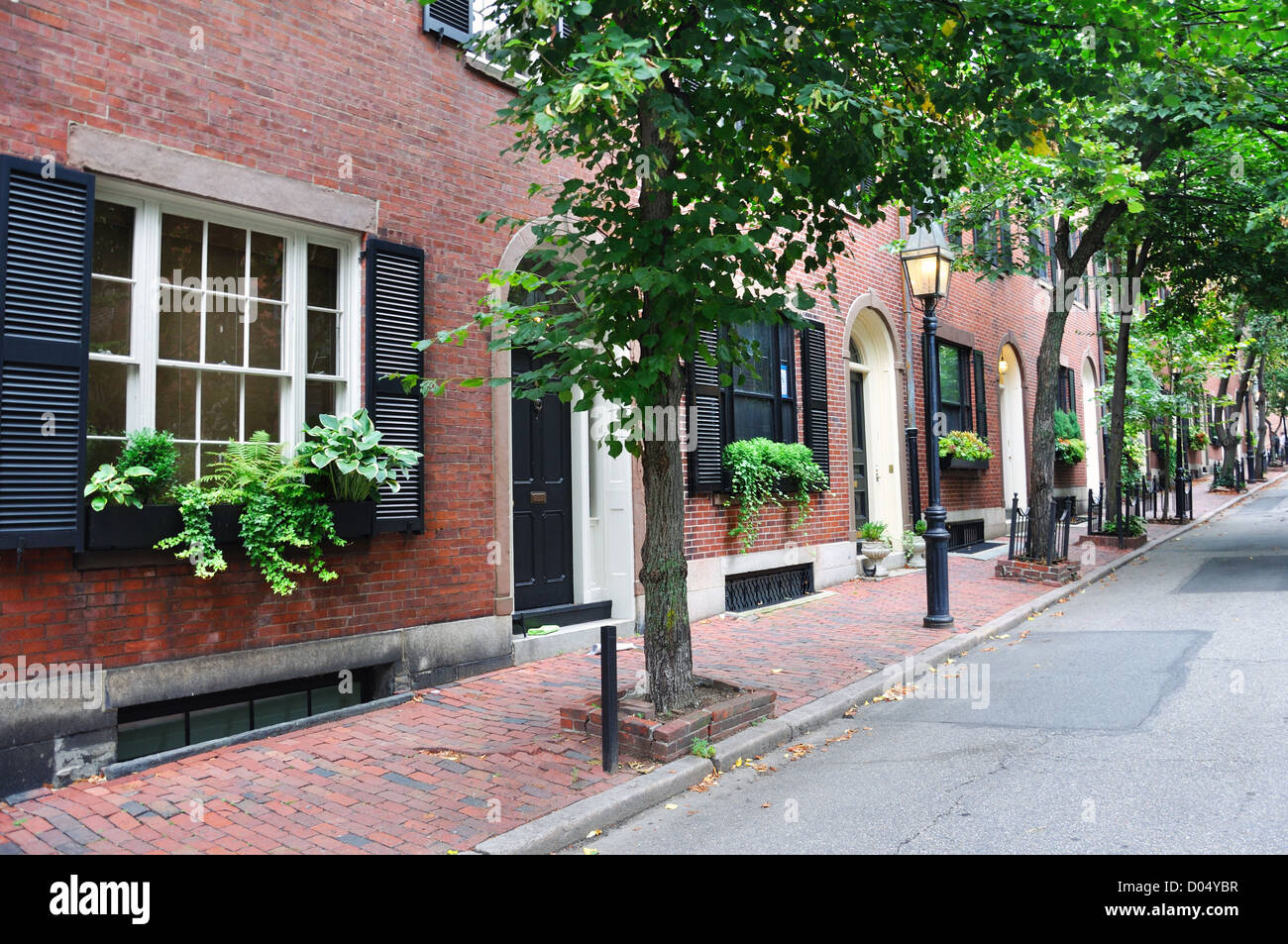 Beacon Hill, Boston, Massachusetts, USA Stock Photo