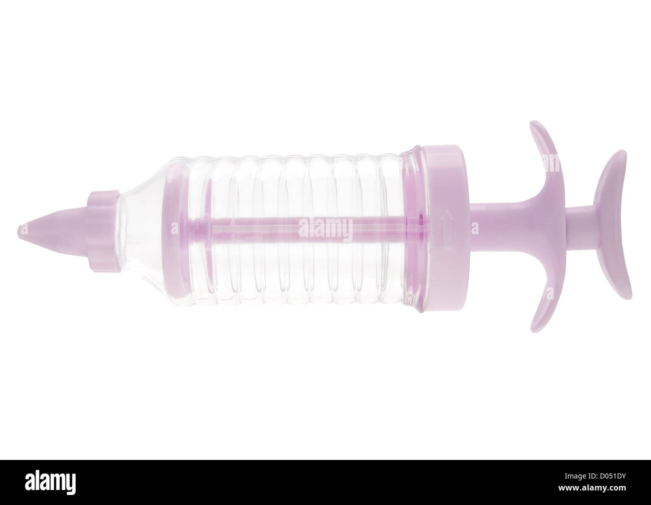 Icing syringe on white background Stock Photo - Alamy