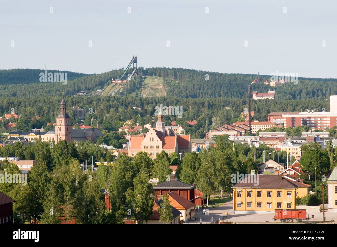 Falun Municipality in Dalarna County, Sweden swedish town city Stock