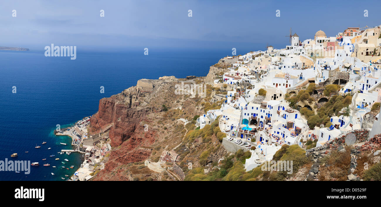 Oia village in Santorini Stock Photo - Alamy