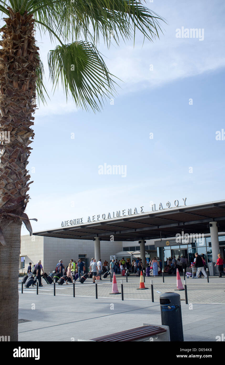 Pafos International Airport at Paphos Cyprus Stock Photo - Alamy