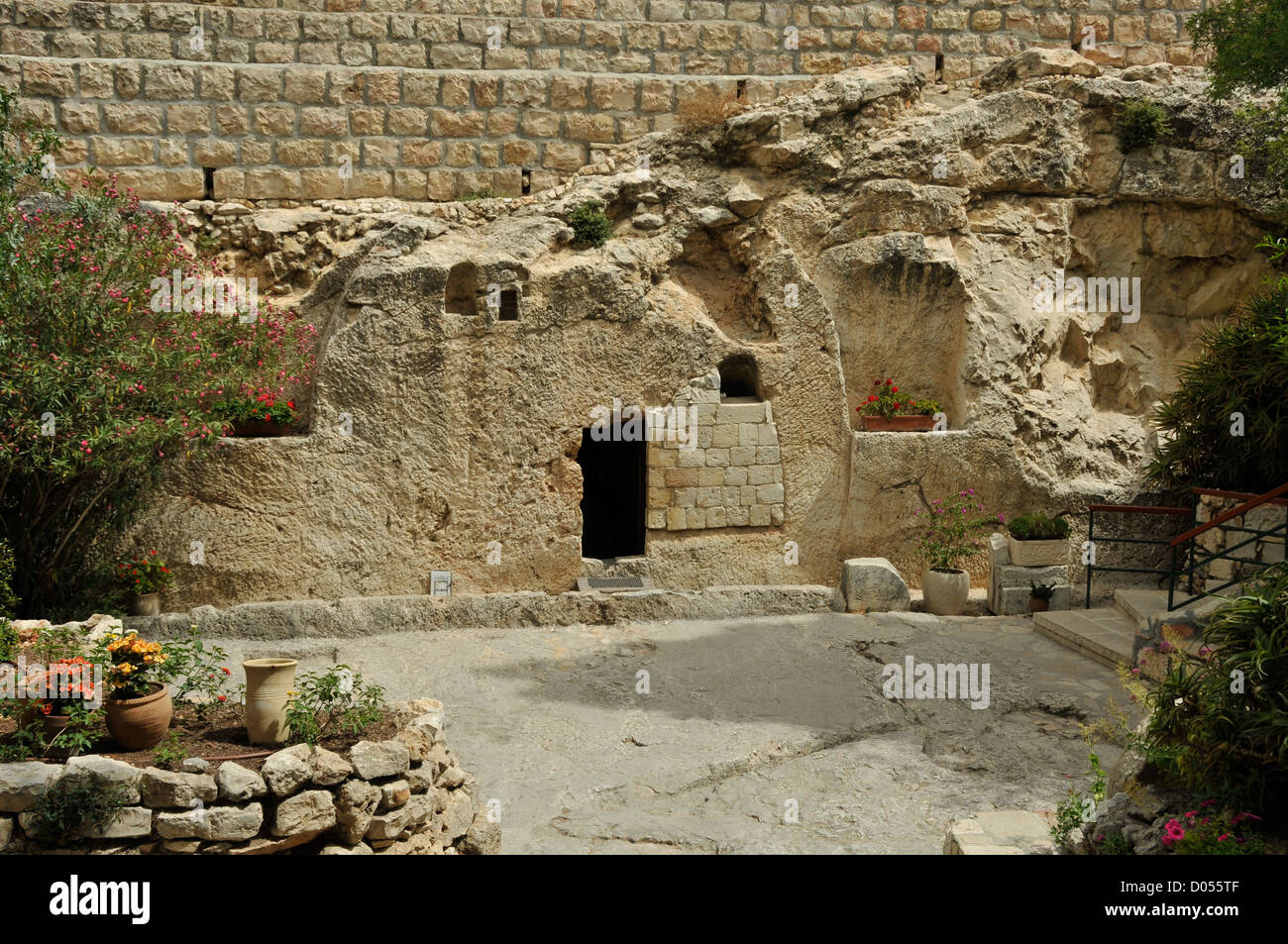 place of the resurrection of Jesus Christ in Jerusalem Israel Stock Photo