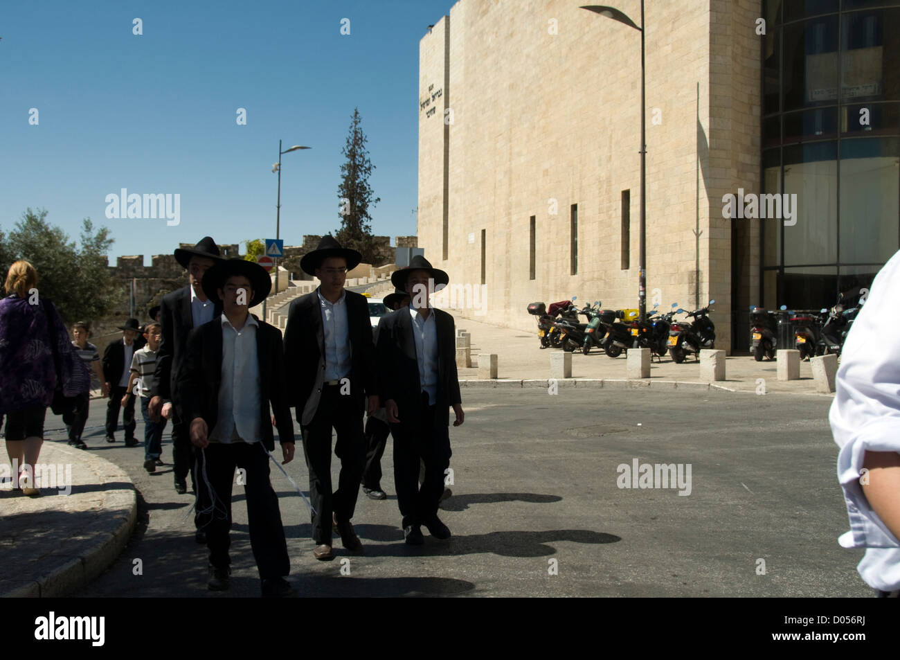 Jew man in Jerusalem Stock Photo