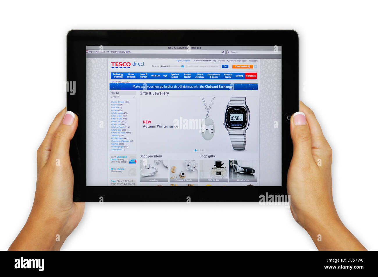 Tesco christmas shopping hi res stock photography and images