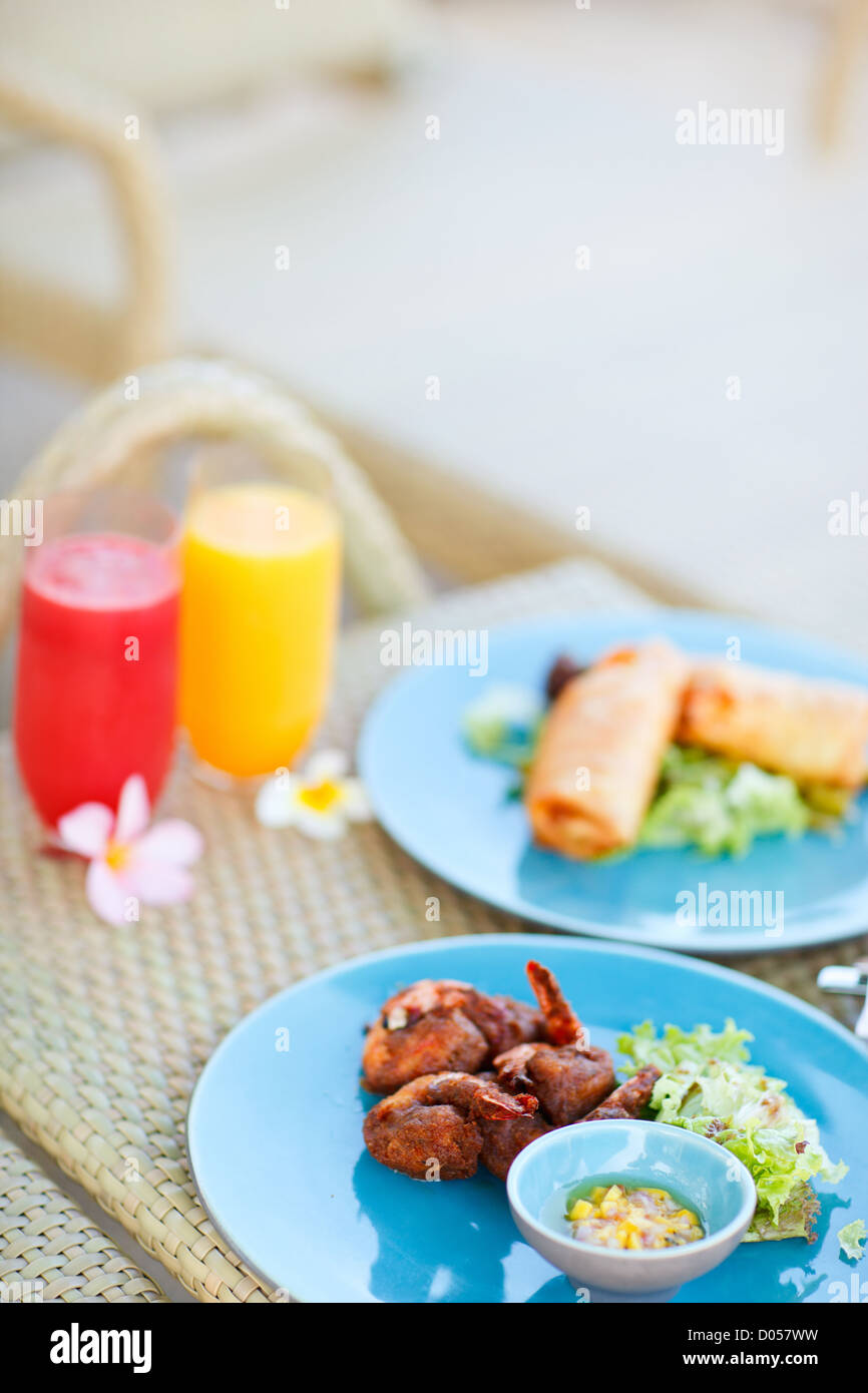 Delicious asian lunch Stock Photo - Alamy