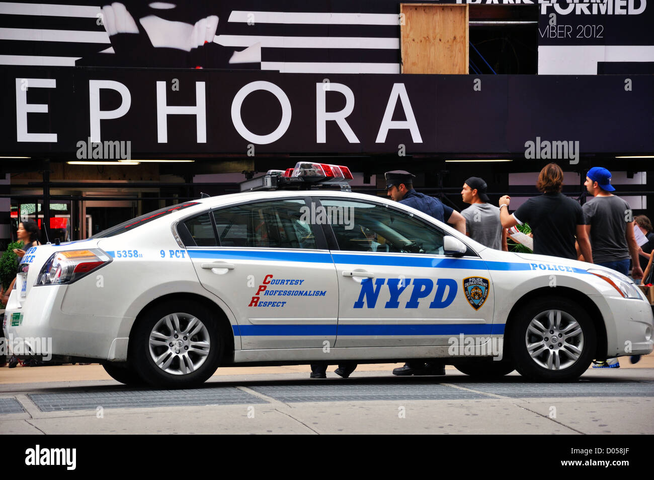 New York City police car, USA Stock Photo