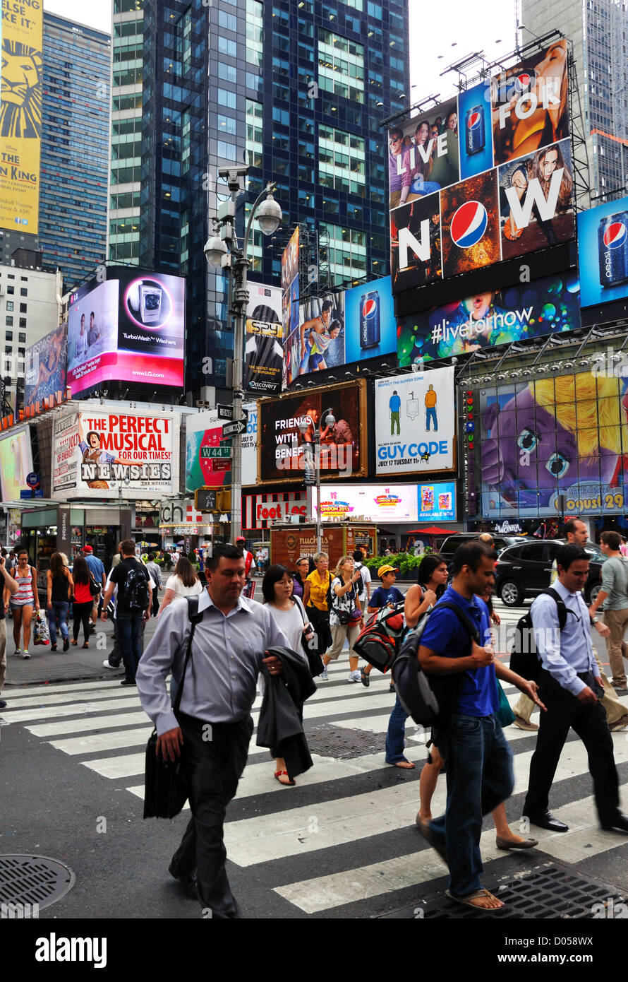 Rush hour, New York City, USA Stock Photo Alamy