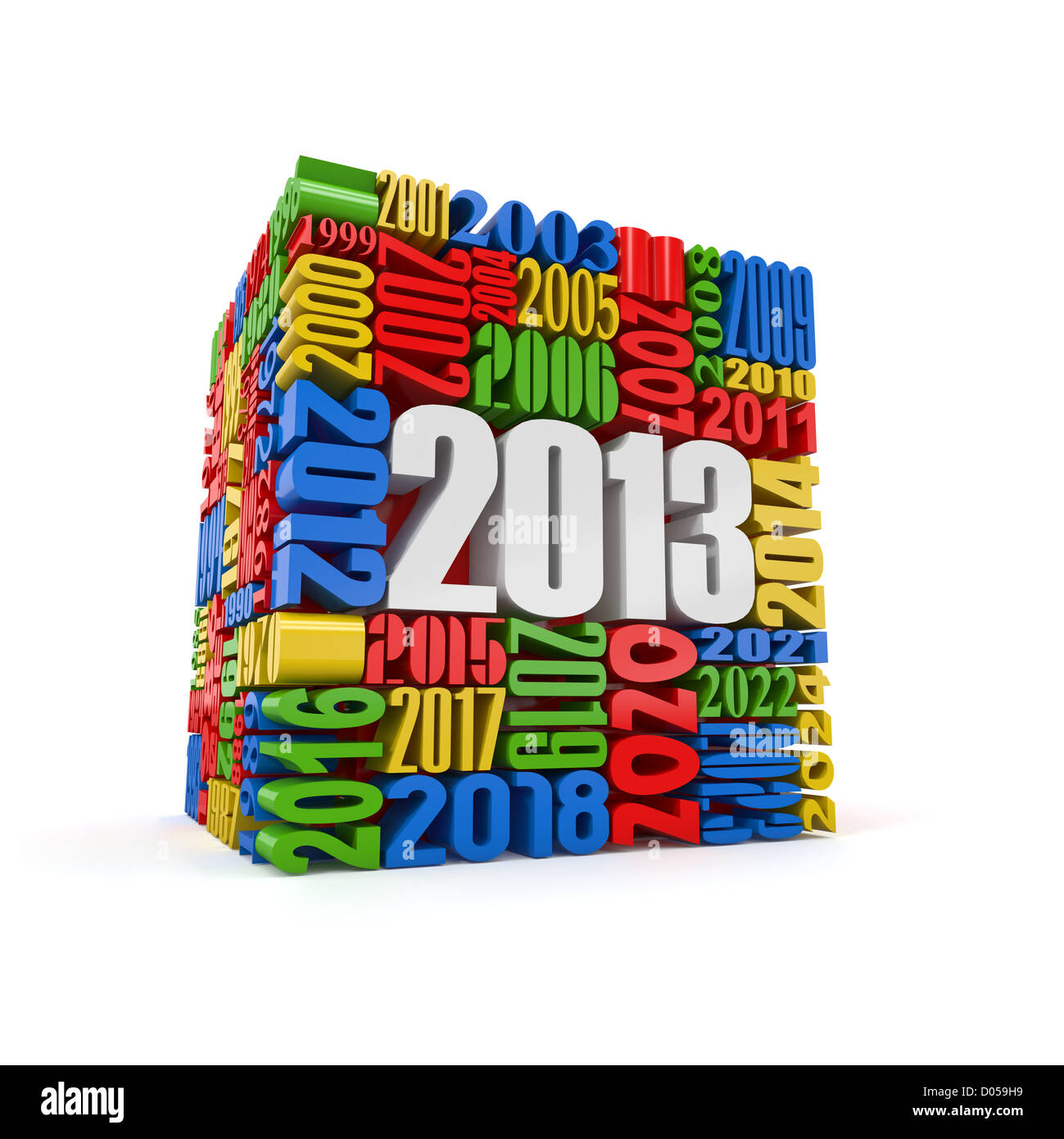 Symbol change from january Cut Out Stock Images & Pictures - Alamy