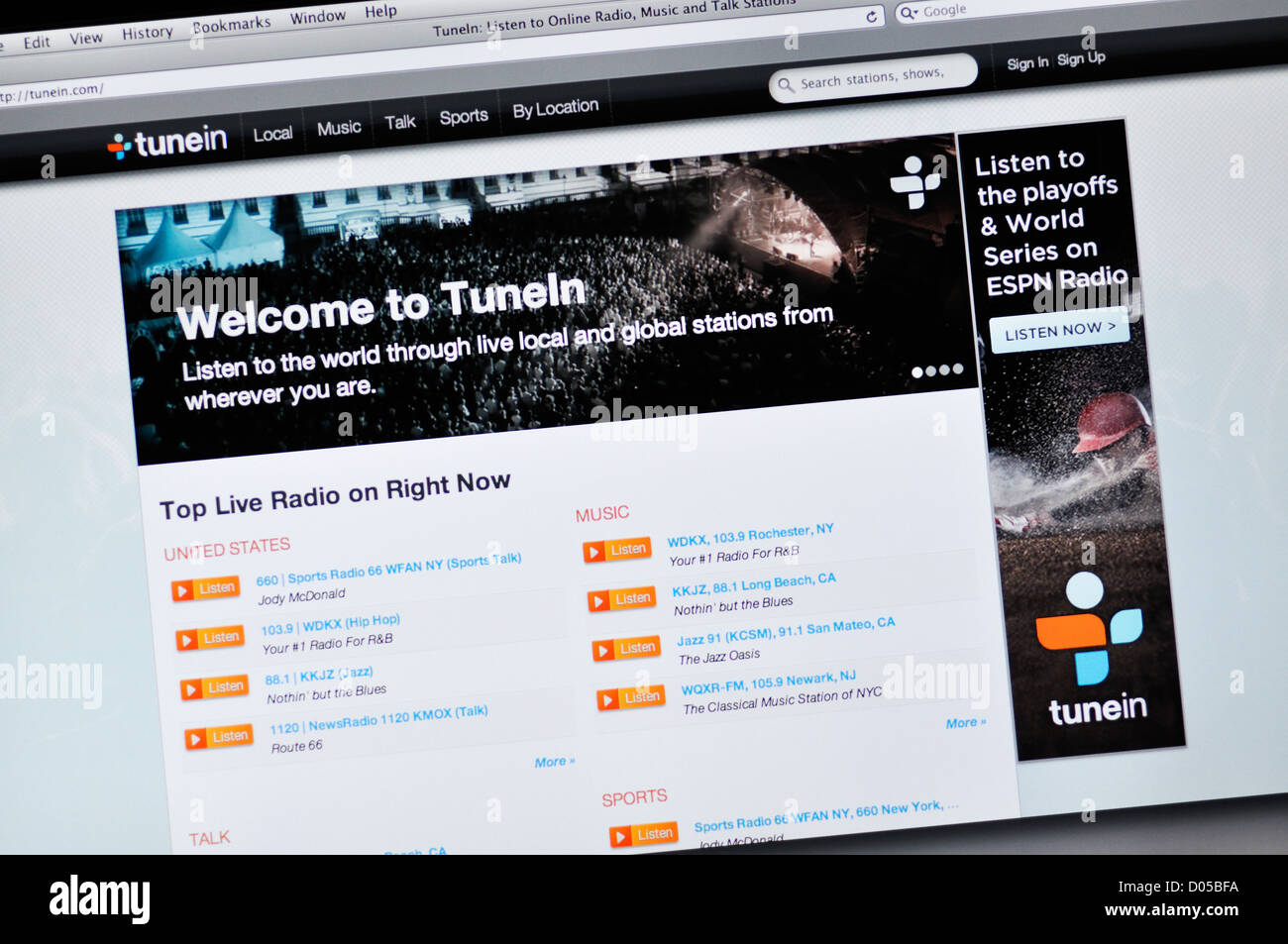 Tunein Radio High Resolution Stock Photography and Images - Alamy