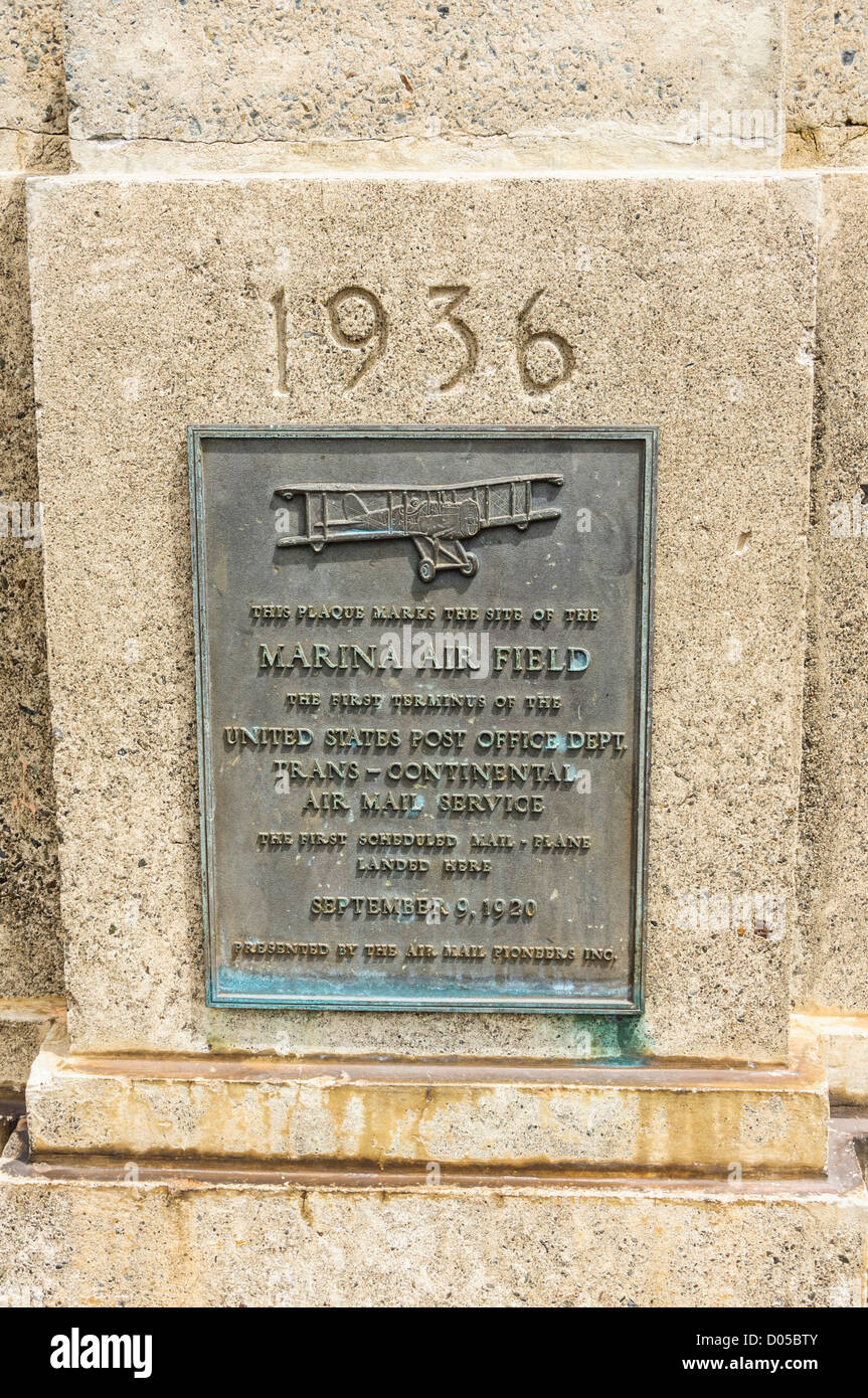 San Francisco Marina Green Park, former airstrip. US Post Office