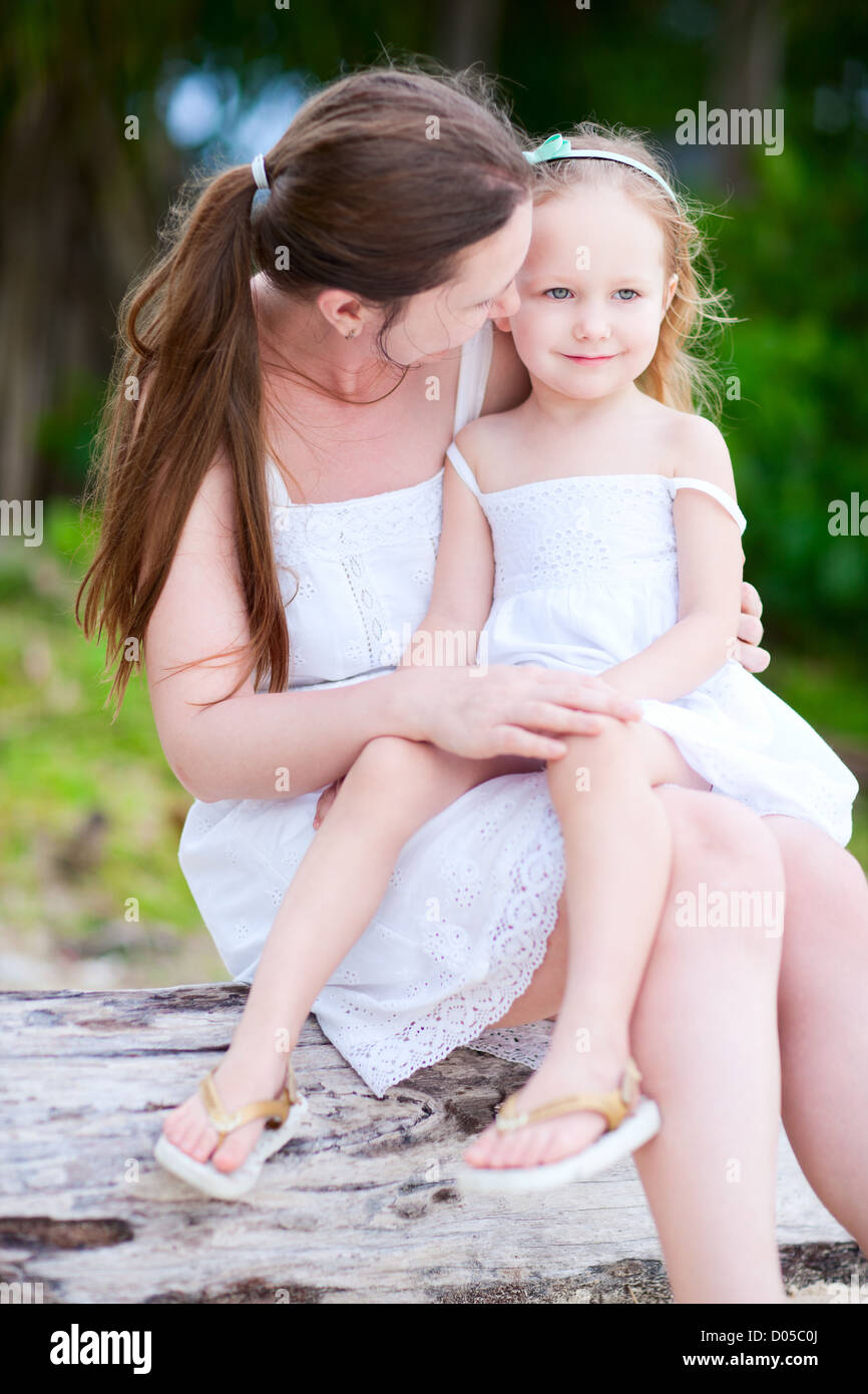 Mother and daughter portrait Stock Photo - Alamy