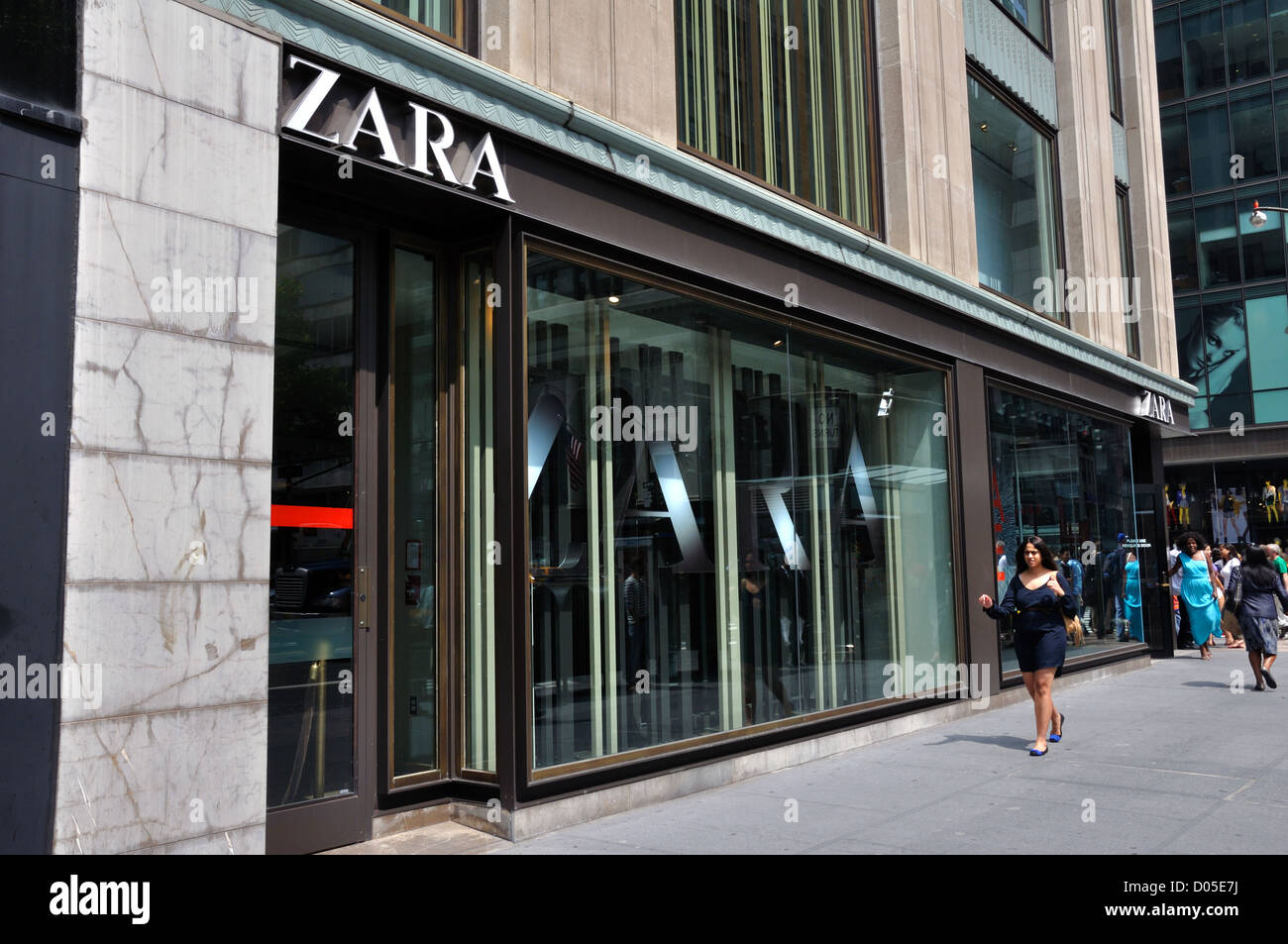 Zara store, New York City, USA Stock 