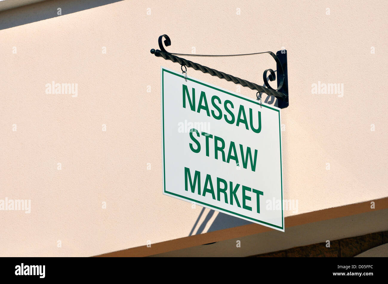 Nassau Straw Market sign, Nassau, Bahamas Stock Photo Alamy